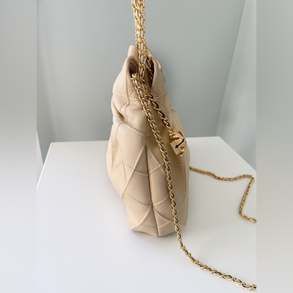 Tory Burch Mini Fleming Soft Hobo Bag | New - Picture 5 of 16